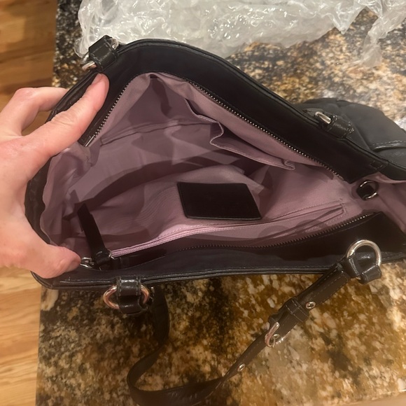 Coach Black Leather Gallery Bag - Picture 15 of 15